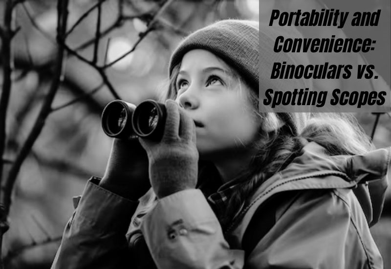 Portability and Convenience: Binoculars vs. Spotting Scopes